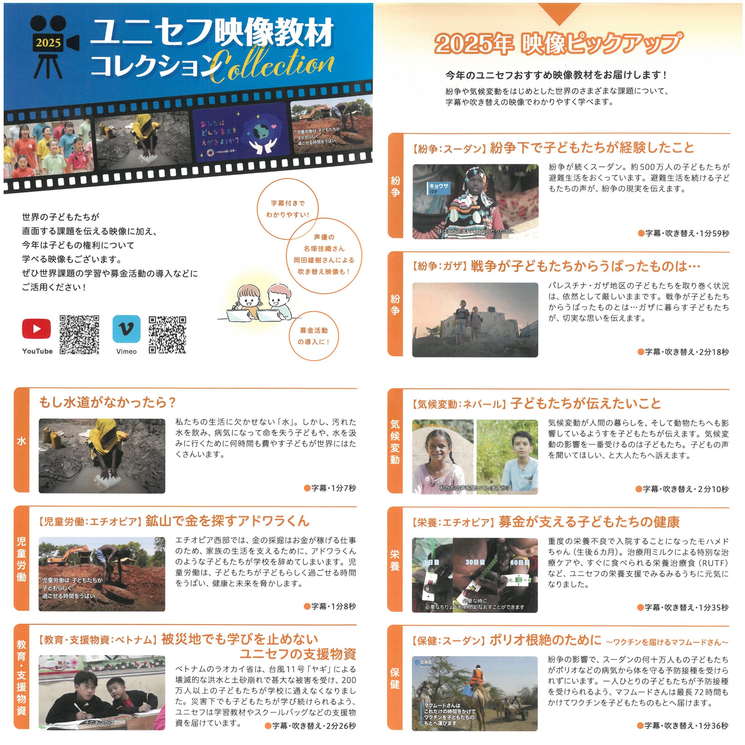 2025 unicef DVD ジャケット表